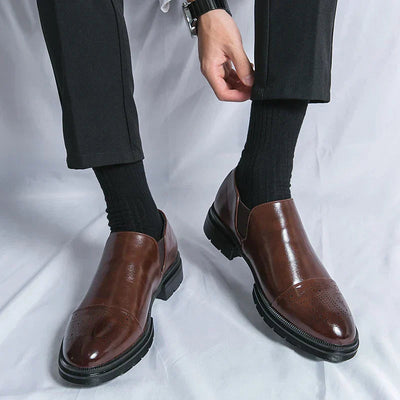 Elegant Brogue Shoes Men