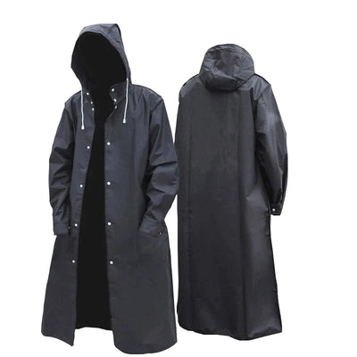 Nicholas - Water-Resistant Rain Coat with Hood