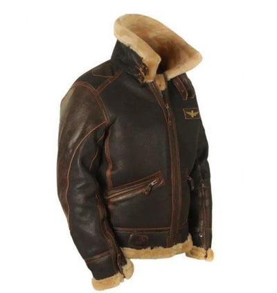 Charlie - Men's Faux Fur Bomber Jacket