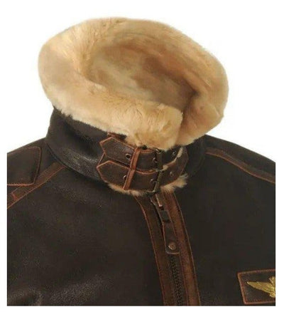 Charlie - Men's Faux Fur Bomber Jacket