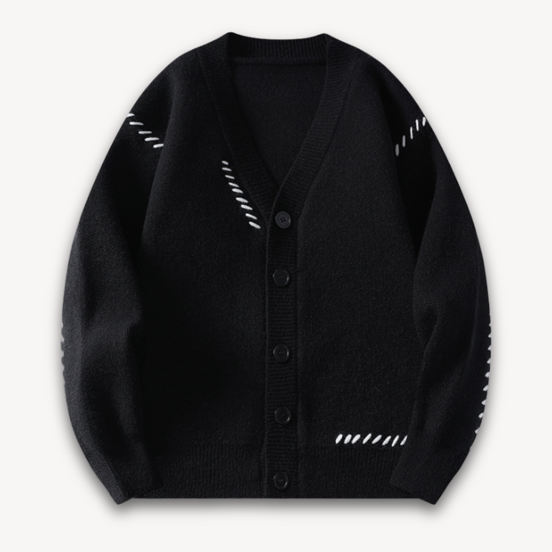 Constantine - Oversized Wool Blend Buttoned Cardigan Men