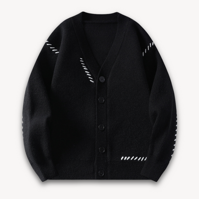 Constantine - Oversized Wool Blend Buttoned Cardigan Men