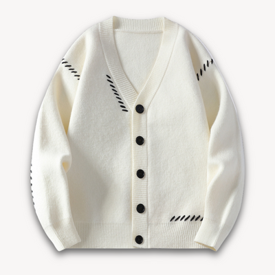 Constantine - Oversized Wool Blend Buttoned Cardigan Men