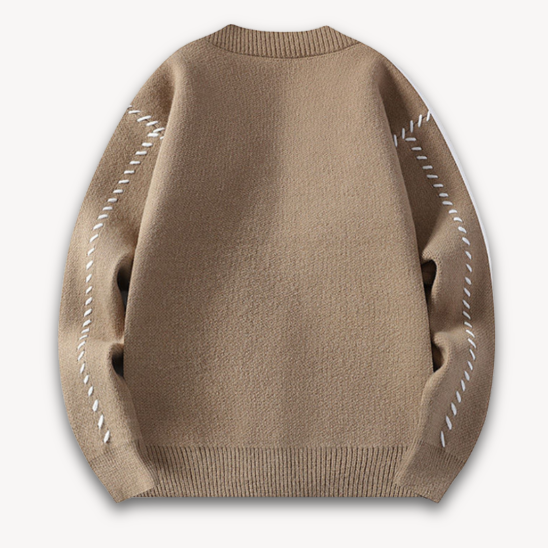 Constantine - Oversized Wool Blend Buttoned Cardigan Men