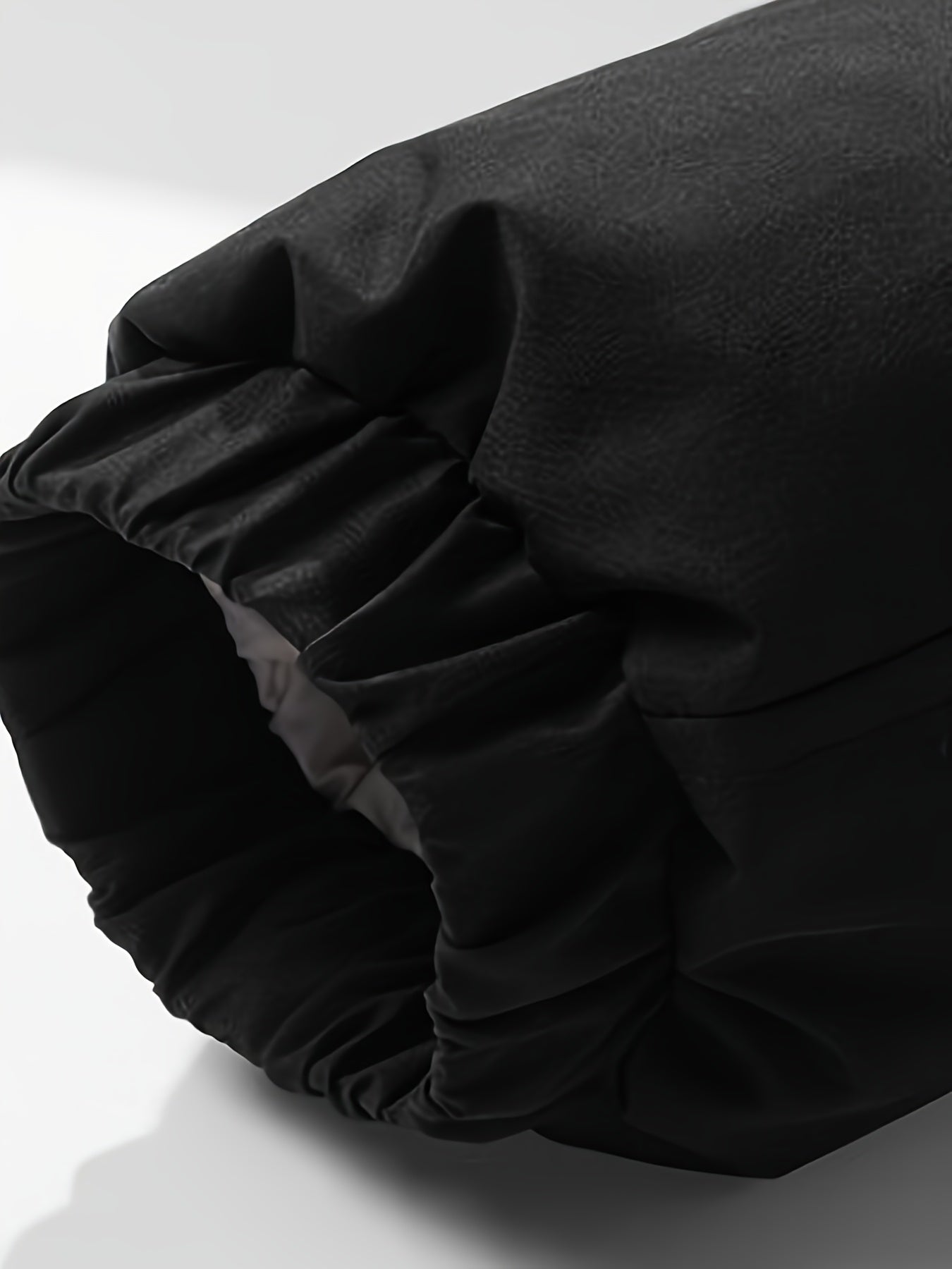 Harry - Plush Fleece Lined Puffer Jacket Black