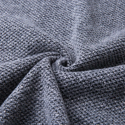 Ribbed Crew Neck Sweater Men
