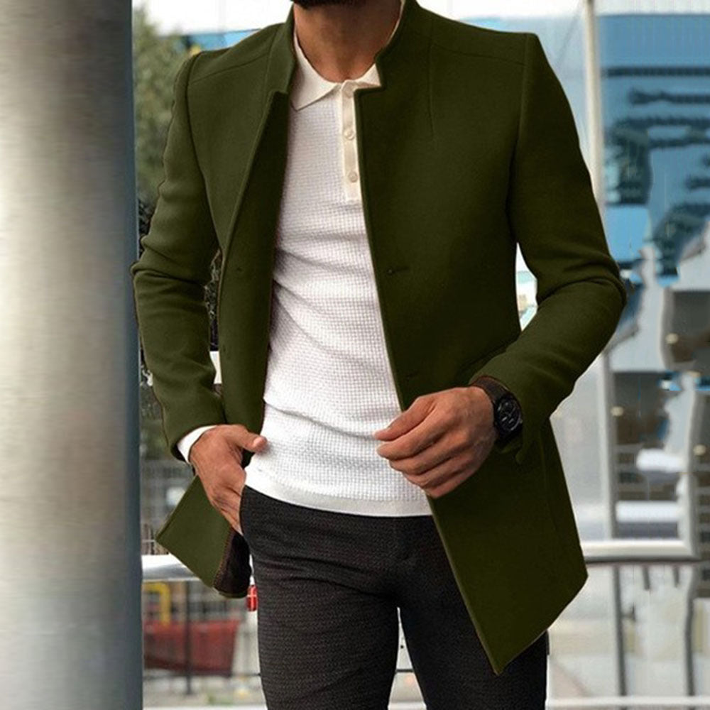 Albert - Elegant Slim Fit Wool Overcoat Men