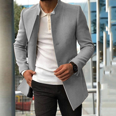 Albert - Elegant Slim Fit Wool Overcoat Men