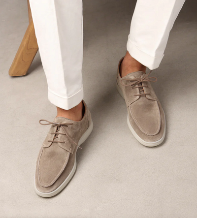 Elegant Suede Loafers for Men