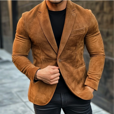 Joe | Suede Tailored Men's Blazer