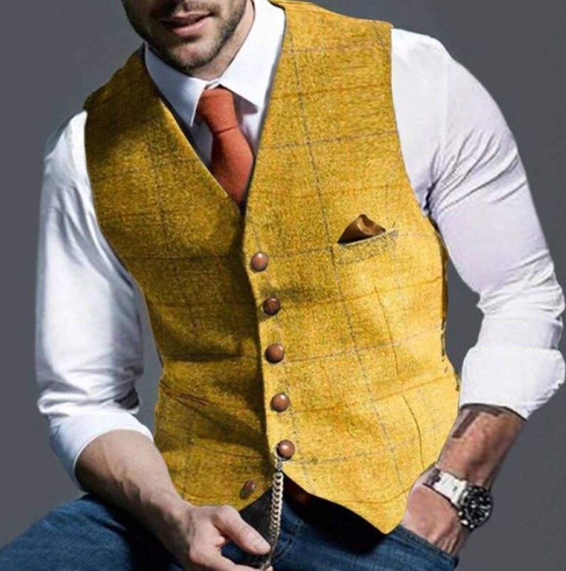 Buttoned Down Men's Waistcoat