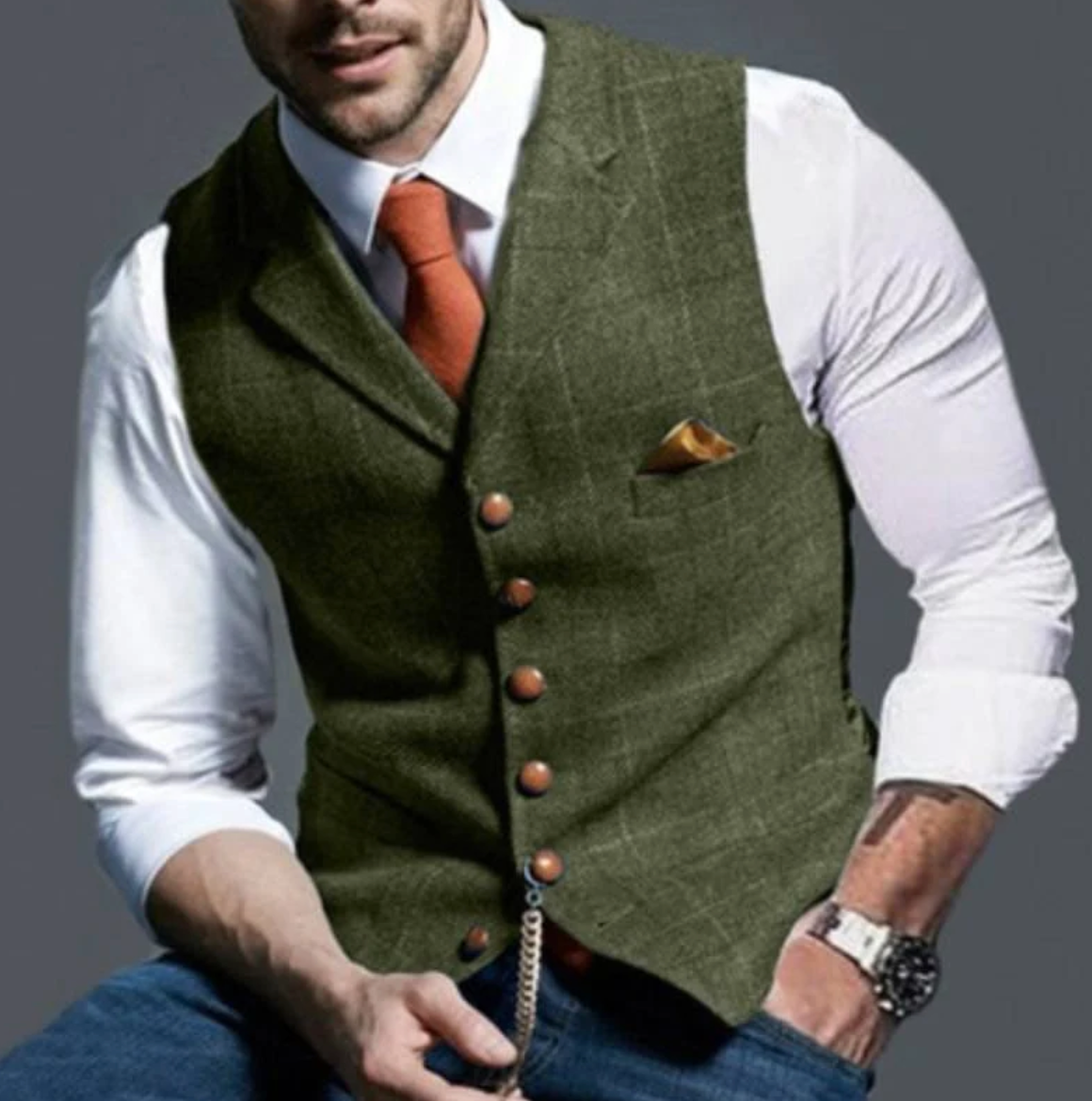 Buttoned Down Men's Waistcoat