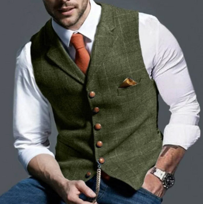 Buttoned Down Men's Waistcoat