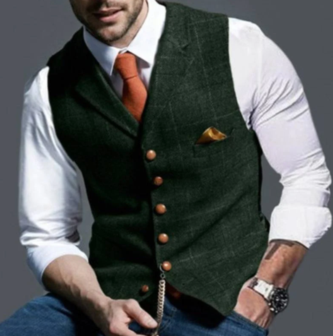 Buttoned Down Men's Waistcoat