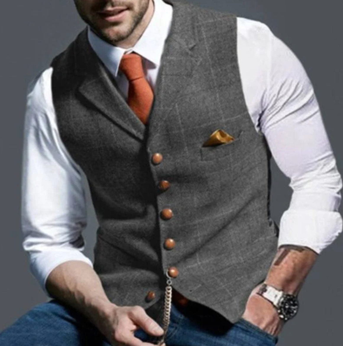 Buttoned Down Men's Waistcoat