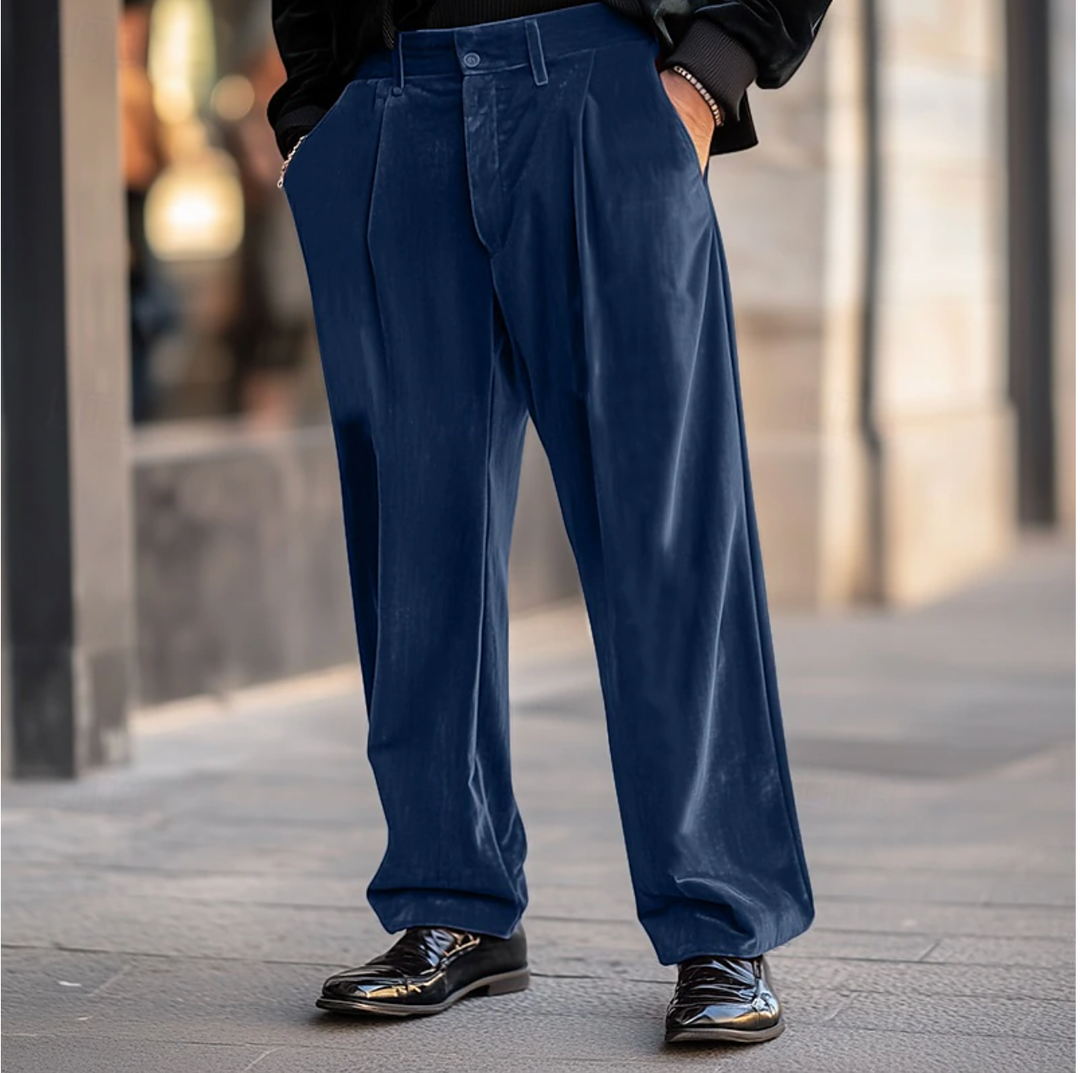 Carlos | Loose Corduroy Trousers Men