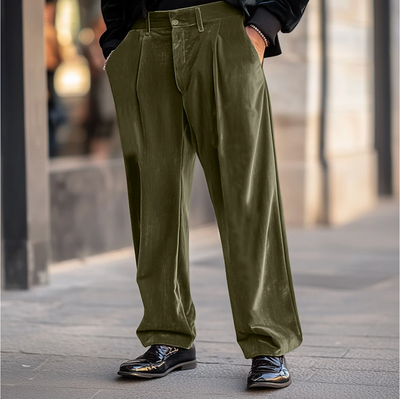 Carlos | Loose Corduroy Trousers Men