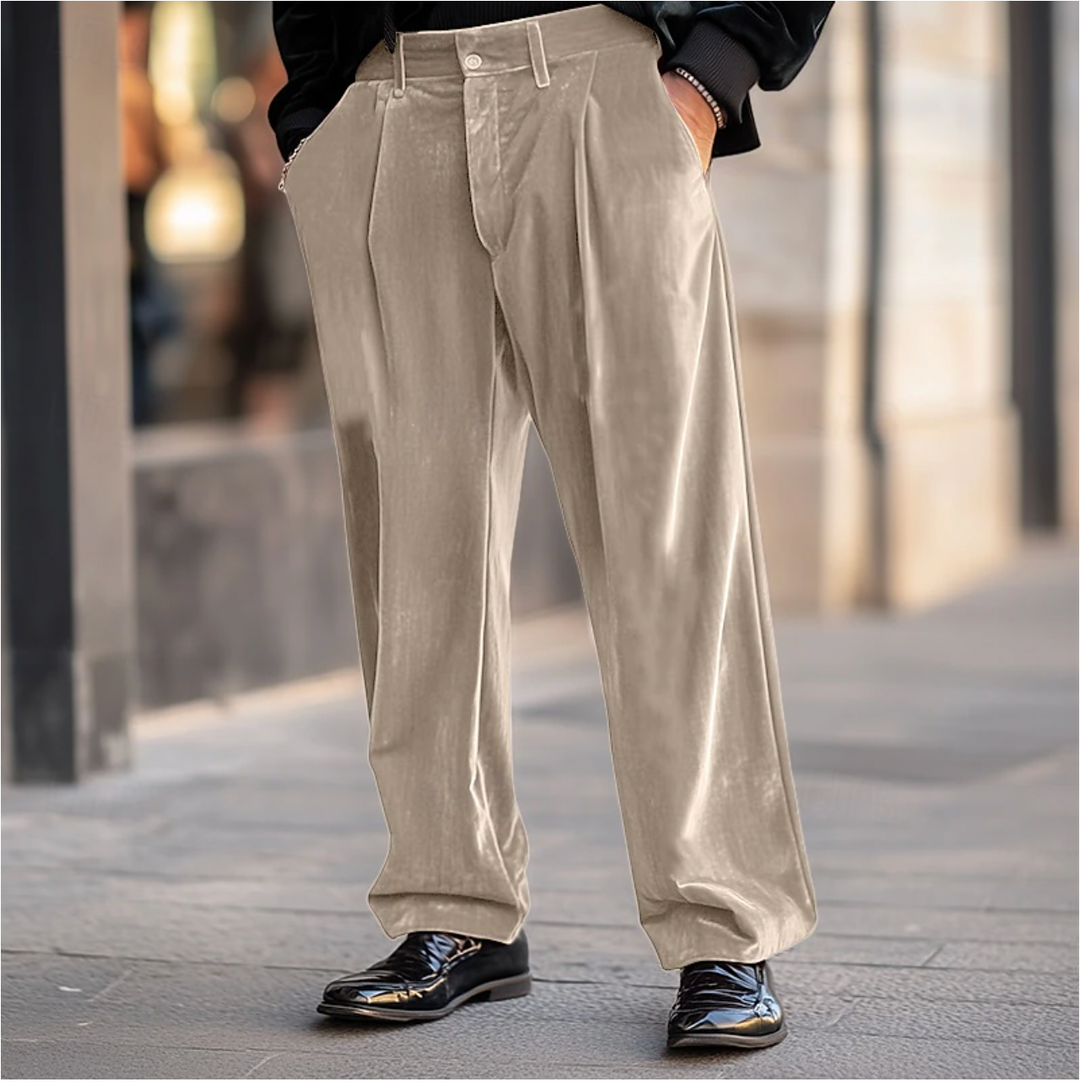 Carlos | Loose Corduroy Trousers Men
