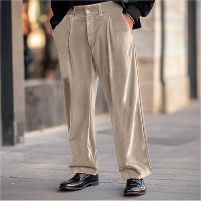 Carlos | Loose Corduroy Trousers Men