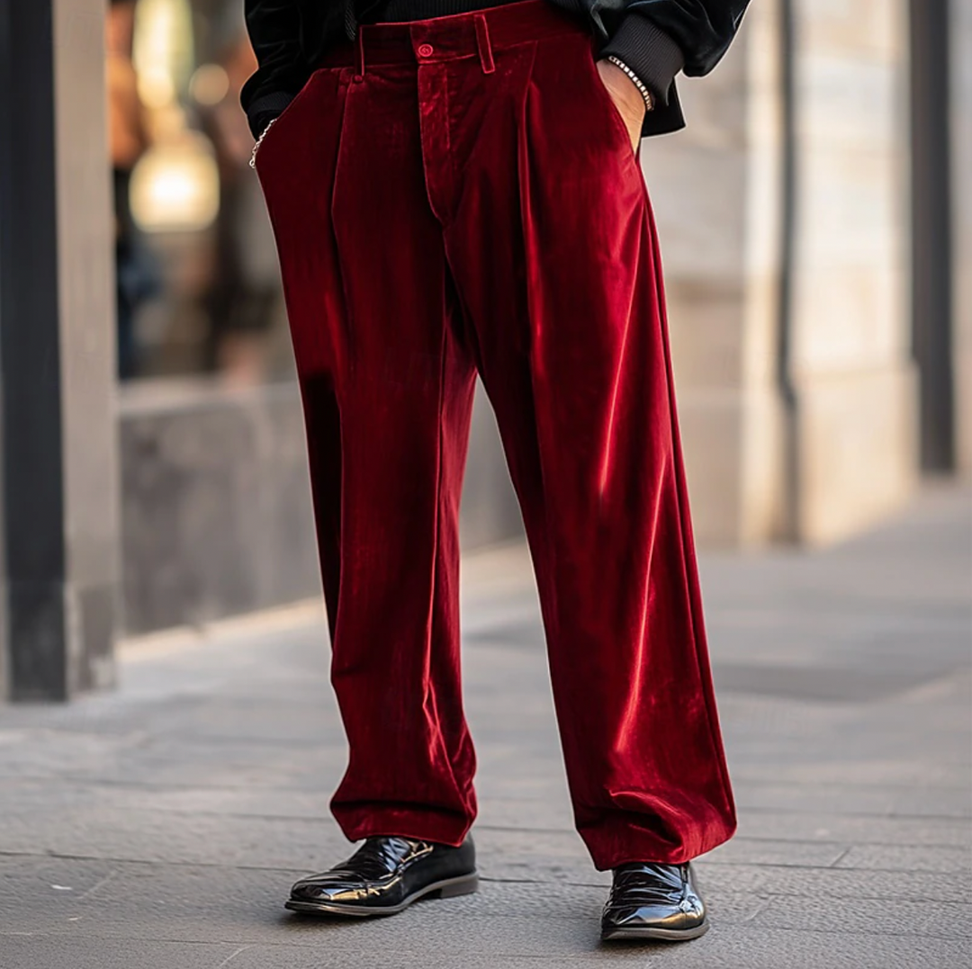 Carlos | Loose Corduroy Trousers Men