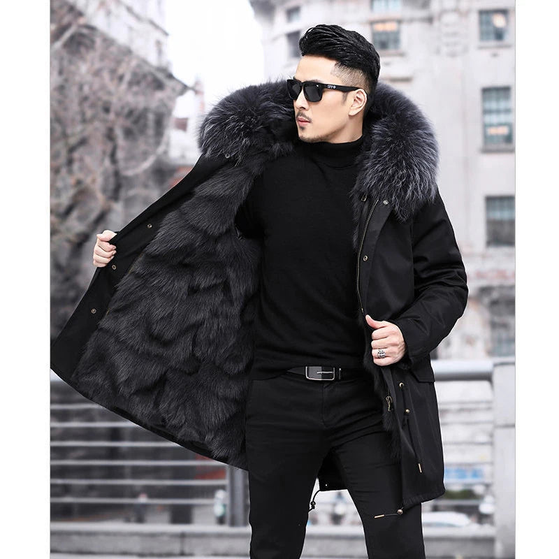 Alfie - Faux Fur Winter Parka for Men