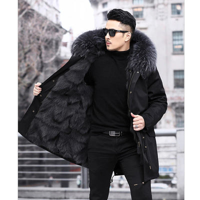 Alfie - Faux Fur Winter Parka for Men