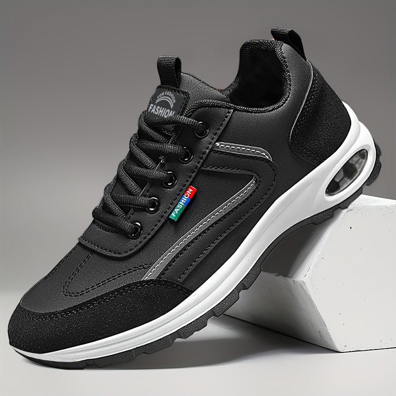 Elegant White Leather Sneakers Men
