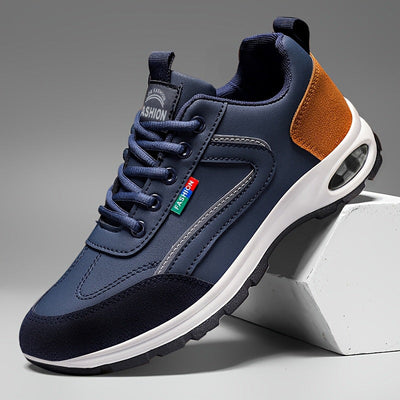 Elegant White Leather Sneakers Men