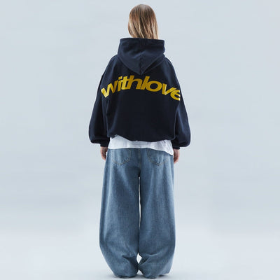 Oversized Hoodie with Big Back Print