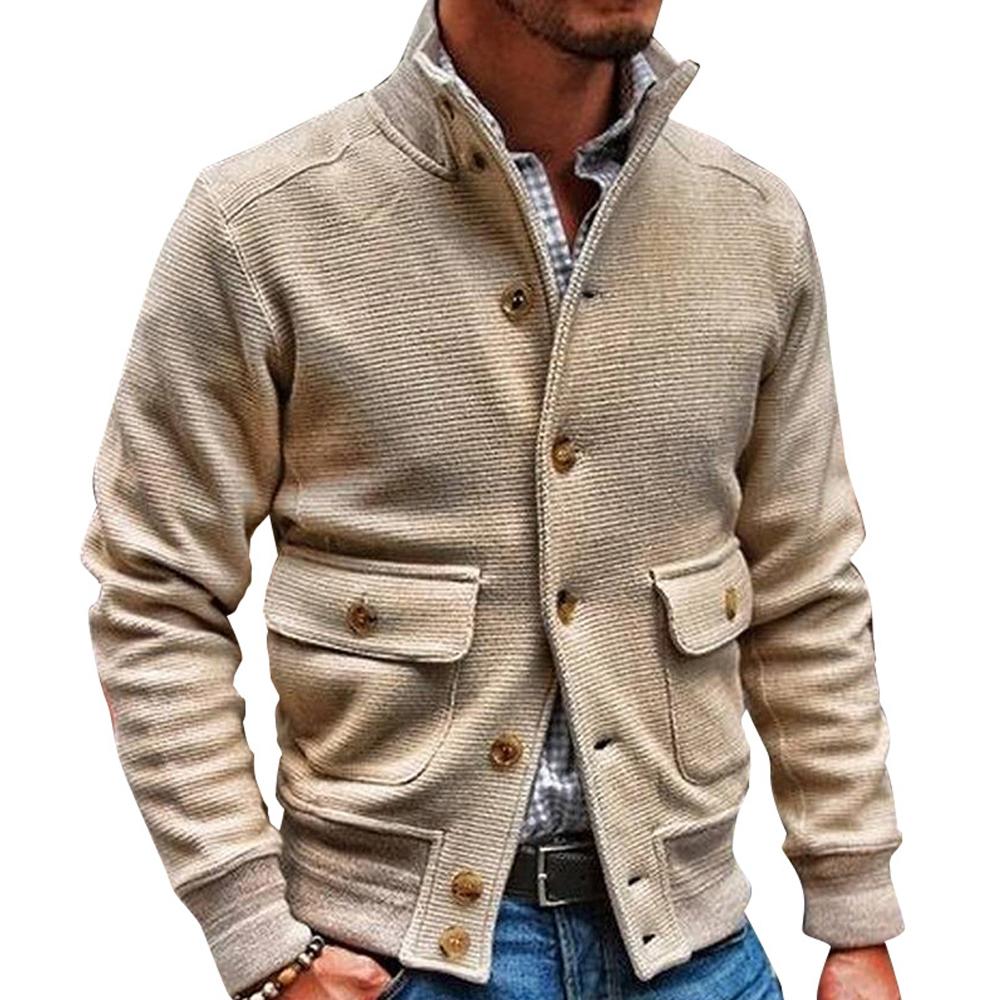 Elegant Open Collar Cardigan