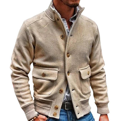 Elegant Open Collar Cardigan