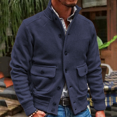 Elegant Open Collar Cardigan