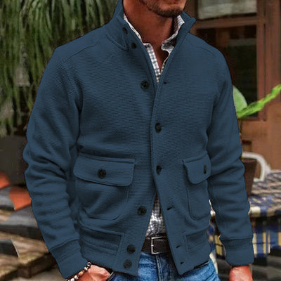 Elegant Open Collar Cardigan