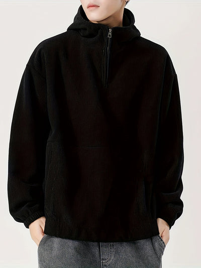 Elegant Zip-Up Hoodie Winter Men