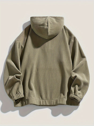 Elegant Zip-Up Hoodie Winter Men
