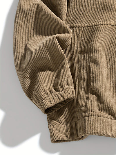 Elegant Zip-Up Hoodie Winter Men