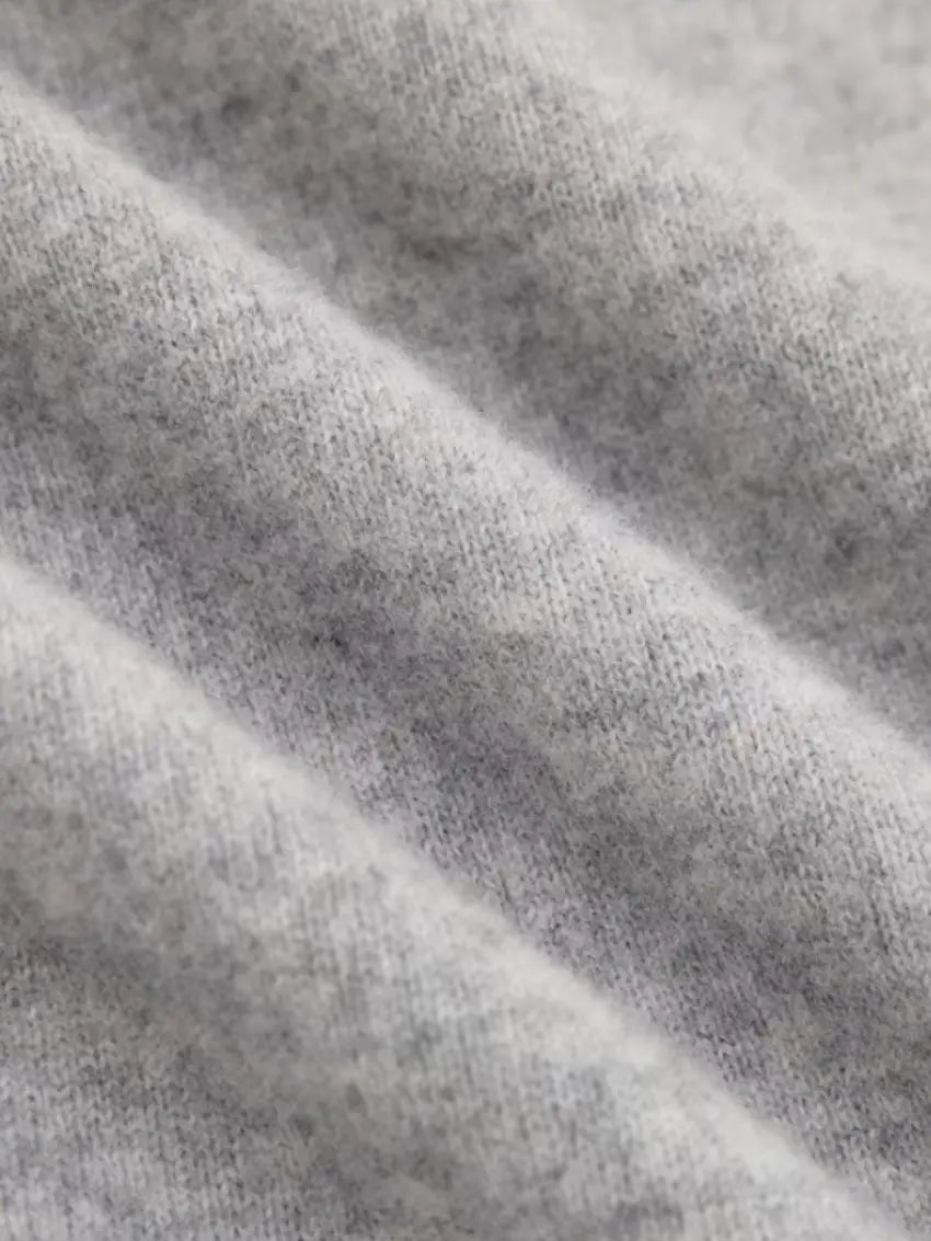 Grau Cashwool T-Shirt für Herren