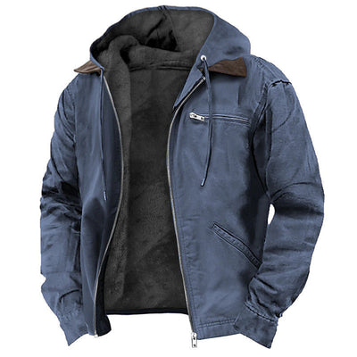 Samuel - Fleece Lined Hooded Jacket Men