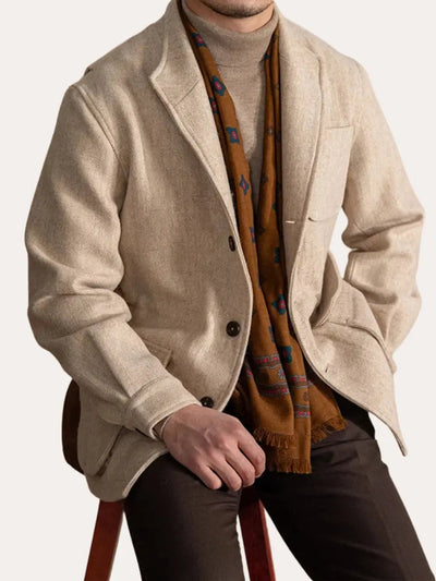Simeon - Old Money Mens Wool Jacket