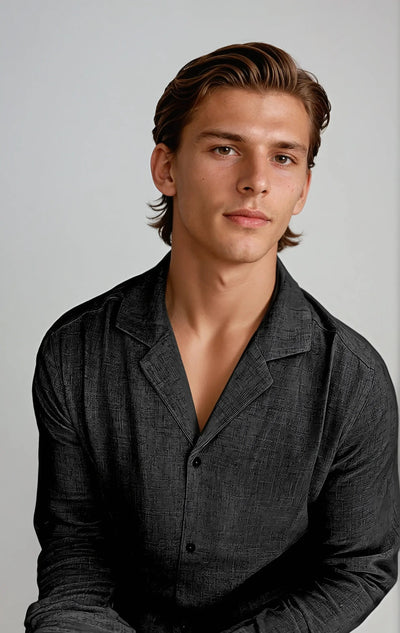 Mason - Classic Mens Summer Linen Shirt
