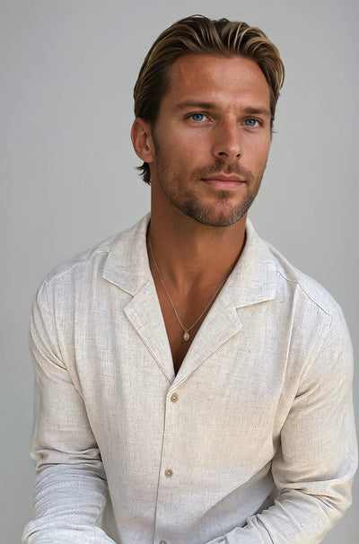 Maverick - Classic Beige Linen Shirt