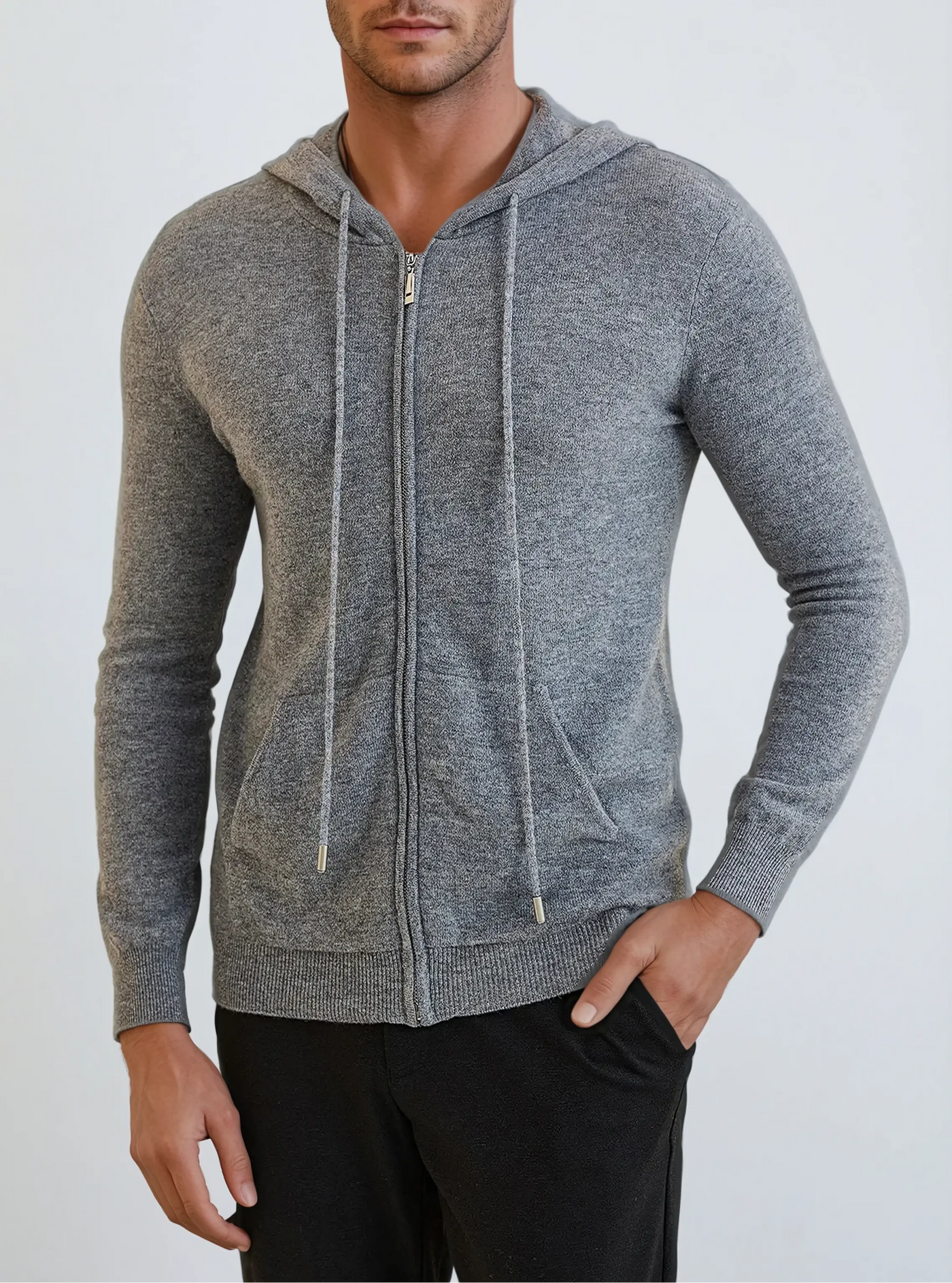 Morris - Classic Full zip Jumper Men