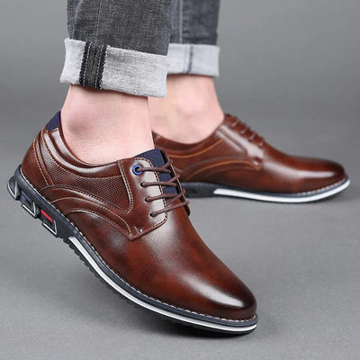 Classic Polished Orthopedic Office Shoes