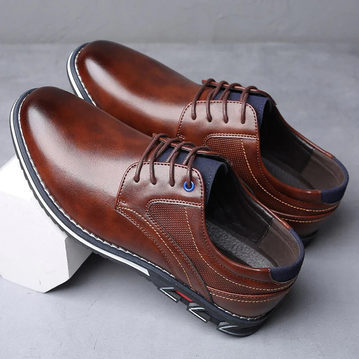 Classic Polished Orthopedic Office Shoes