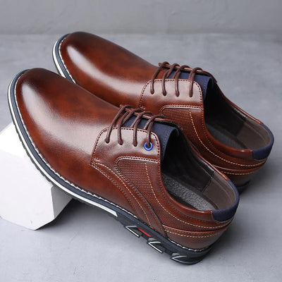 Classic Polished Orthopedic Office Shoes