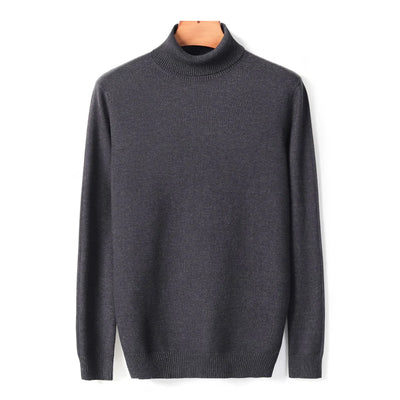 Ribbed Turtleneck Sweater Men