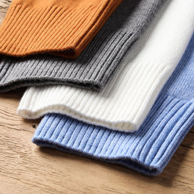Ribbed Turtleneck Sweater Men