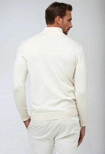 Classic Cotton Quarter-Zip Jumper