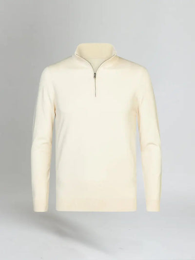 Classic Cotton Quarter-Zip Jumper