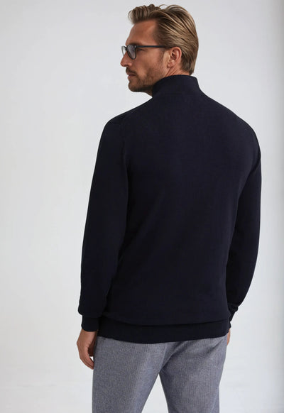 Tristan - Old Money Half-Zip Sweater